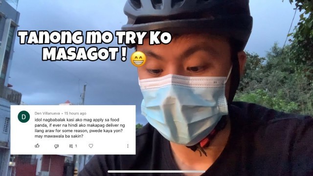 'Bike Vlog !!! Testing ko lang bagong gulong natin. | Q&A | FOODPANDA BIKER/CYCLIST'