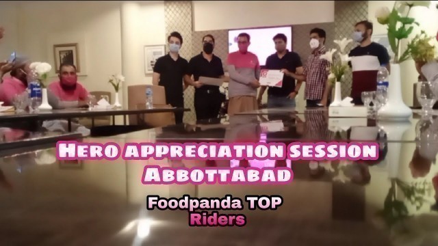 'Foodpanda Hero appreciation session | Foodpanda rider Abbottabad | bike winner'