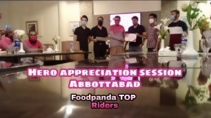 'Foodpanda Hero appreciation session | Foodpanda rider Abbottabad | bike winner'