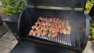 'Smoked Chicken Wings on Traeger Smoker'