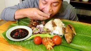 'ADOBONG BABOY AT MANOK!!! INIHAW NA BABOY! PRITONG BANGUS! BOODLE FIGHT! Filipino Food. Mukbang.'