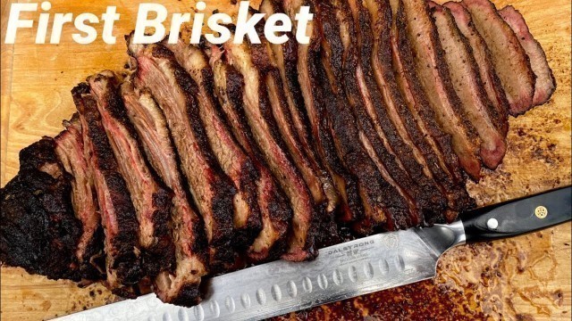 'Kingsford Stockade - How to make Brisket on a New Offset Smoker 