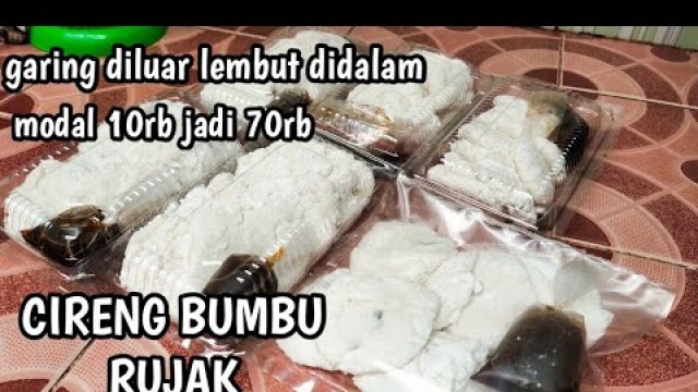 'IDE BISNIS JUAL CIRENG BUMBU RUJAK bisa frozen modal 10rb jadi 70rb'