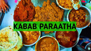 'Dabbu veg kabab paraatha /Uttar Pradesh/lucknow/food review'