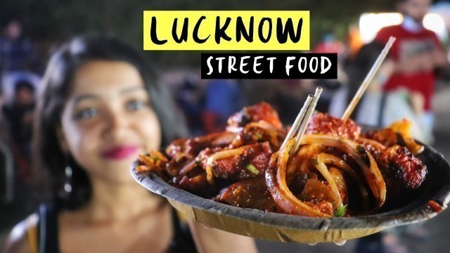 'Malai Soya Chaap | Lucknow Street Food Tour | Kurkure Momos | Indian Street Food | Anagha Mirgal'