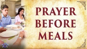 'Prayer Prayer Before Meals'