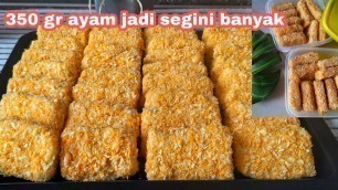 'Cara membuat nugget ayam di rumah supper mudah /frozen food'