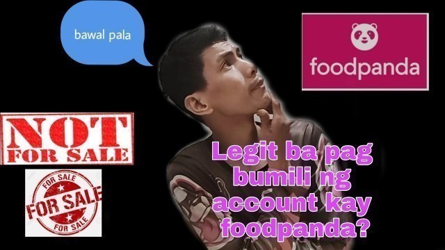 'legit ba bumili ng foodpanda account sa isang rider??/kuyaJPANDAvlog'