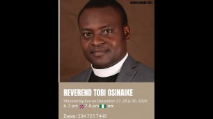 'Day 4 of The Food of Champions Prayer Programme — Rev. Tobi Osinaike ministering'