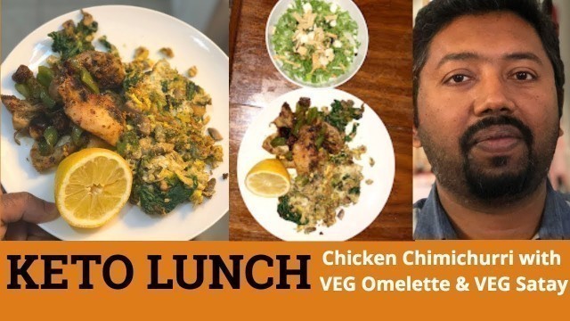 'KETO Weightloss Tips in Tamil - Chimichurri Chicken keto Diet Lunch Recipe'