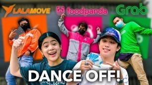 'BATTLE Of The RIDERS!! (Grab, Food Panda, Lalamove) | Ranz and Niana'