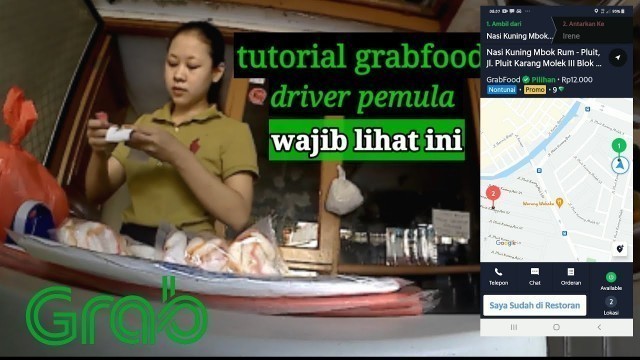 'cara menjalankan orderan grab food || tutorial grab driver pemula'