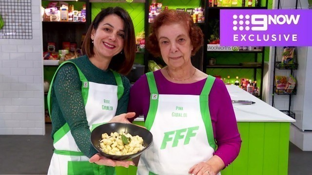 'Gnocchi with Basil Pesto'