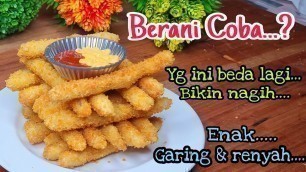 'CARA BIKIN STIK NASI KRIUK  | YANG INI BEDA LOH  |   ENAK NYA GAK ADA LAWAN  | BISA FROZEN FOOD'