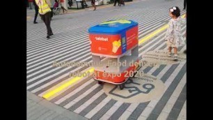 'Autonomous Food Delivery Robot @Expo2020 by Talabat'