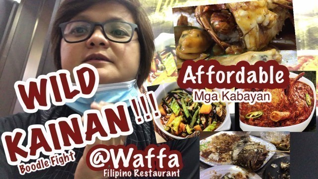 'WAFFA  FILIPINO BOODLE FIGHT CAFE DELICIOUS FOOD IN AFFORDABLE RATES ,ABU DHABI UAE| GIGS AUSTIN'