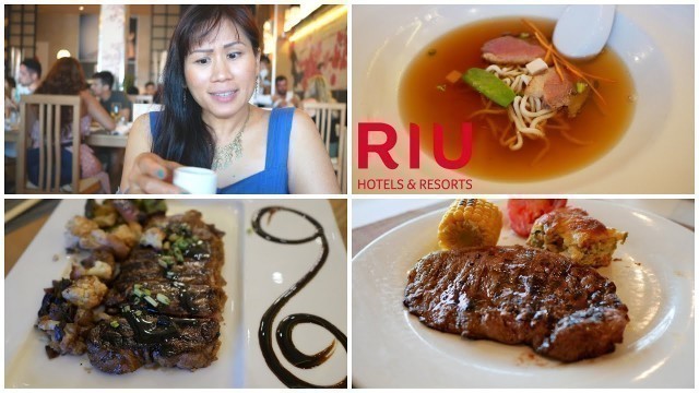 'Riu Palace Steakhouse & Japanese Specialty Restaurant Food & Menus (Costa Mujeres)'