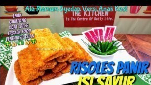 'RISOLES ISI SAYUR | Resep Membuat Kulit Risol Ekonomis | Risol Frozen Food Ide Jualan Ala Anak Kost