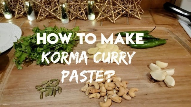 'HomeMade Korma Curry Paste Using KitchenAid Mini Food Processor / Cooking Vlog/ Roselyn Gabayeron'