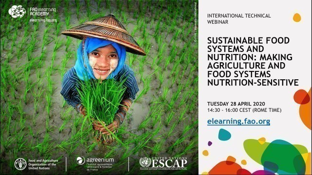 'Sustainable Food Systems and Nutrition: Making Agriculture and Food Systems Nutrition-Sensitive'