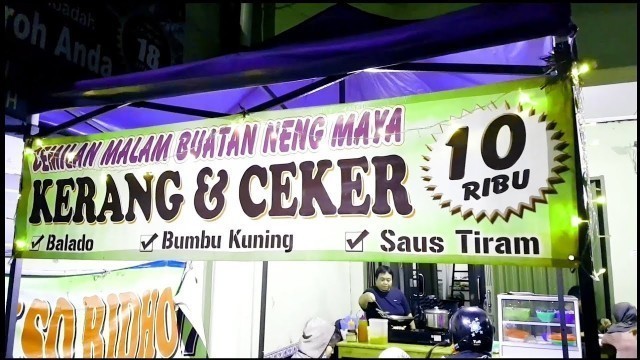 'KERANG & CEKER BUATAN NENG MAYA || Indonesian Street Food #016'