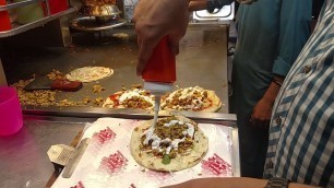 'Maya Chicken Shawarma - Pita Sandwich at Hussainabad Street Food Karachi Pakistan'