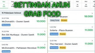 'AKUN GRAB FOOD GAGU PASTI BELUM SETTING BEGINI ...'