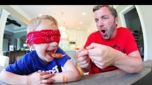 'FATHER SON WEIRD FOOD TEST 2!'