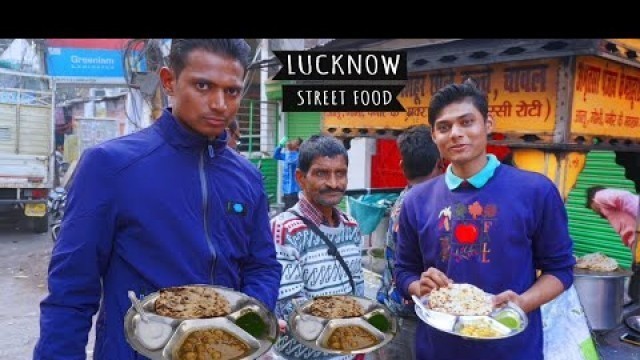 'Lucknow Vegetarian Food Tour - Tandoori Chole Kulche + Chana chaat | Inadian Street Food | Part-1'