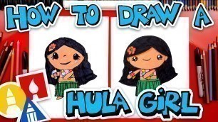 'How To Draw A Hula Girl'