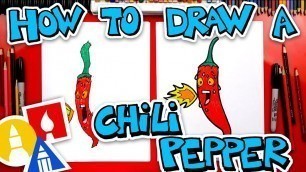 'How To Draw A Funny Chili Pepper'