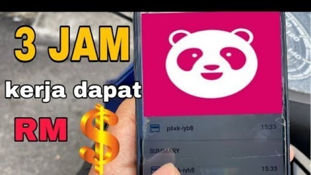 'Berapa income part time Foodpanda | 3 jam kerja?? Rm$$$$ #foodpanda #rider #sideincome'