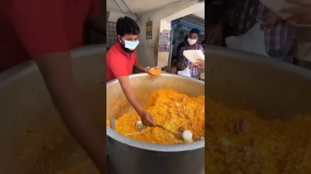 '#lucknow famous #biryani #street.food'