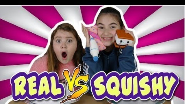 'SQUISHY FOOD VS REAL FOOD CHALLENGE by Marghe Giulia Kawaii'