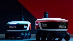 'Yandex is now testing a self-driving sidewalk cargo delivery robot'