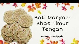 'ROTI MARYAM KHAS TIMUR TENGAH | HANYA 4 BAHAN | STOK FROZEN FOOD #rotimaryam #reseproti #timurtengah'