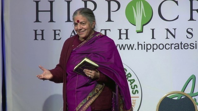 'Towards a Healthy Planet, Healthy People; Poison Free Food & Farming by Vandana Shiva, Ph.D'