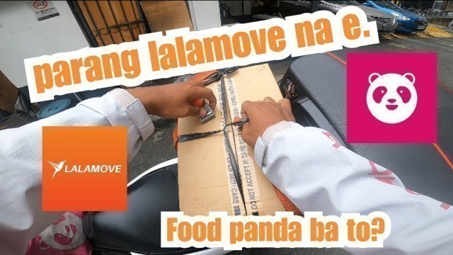 'Bakit naging lalamove na din? Food panda overtime income + | Day in a lfie of a delivery rider!'