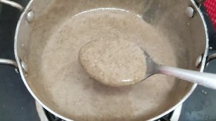 'Oats Ragi porridge for babies in tamil/6 to 12 month baby weight gain food/baby immunity iron food'