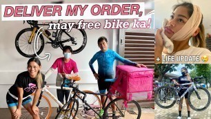 'FREE BIKE KAY FOOD PANDA RIDER + LIFE UPDATE | USING COLNAGO BIKE 