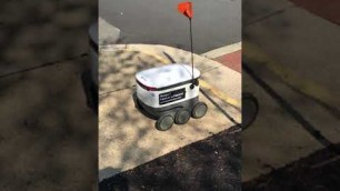 'Robot Food Delivery #short'