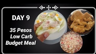 'Day 9 LCIF Low Carb Intermittent Fasting OMAD One Meal A Day: 35 Pesos Budget Meal 