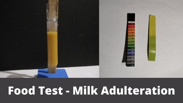 'Food Test - Milk Adulteration | ThinkTac | Science Experiment'