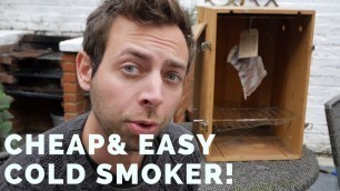 'How to make a cold smoker at home!'