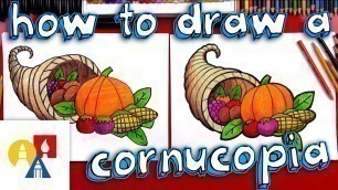 'How To Draw A Cornucopia'