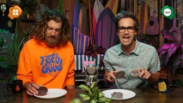 'Good Mythical Morning! Dunkin vs  Krispy Kreme Taste Test Food Feuds'